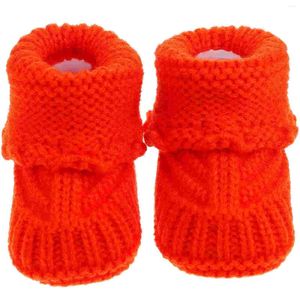 Bottes Born chaussures à tricoter chaussures d'hiver pour tout-petits chaussons pour bébé tricotés à la main pour nourrissons courts