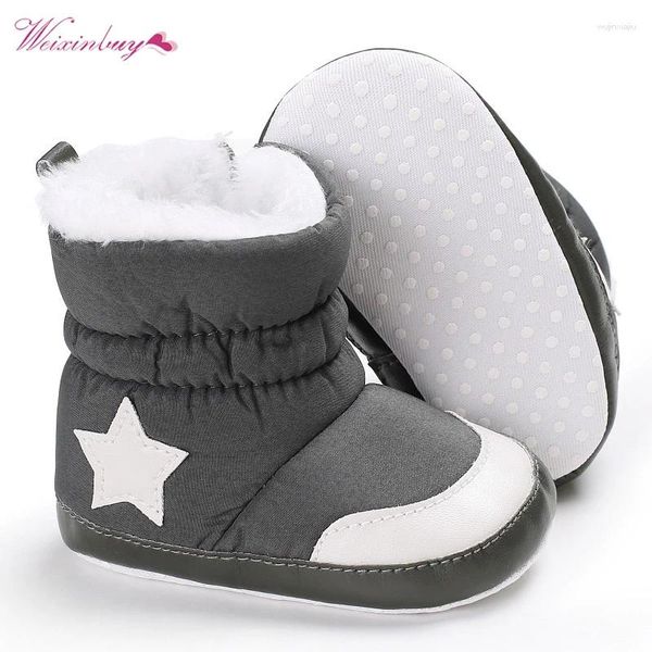 Botas nacidas para niños para niños niños niños para niños Mantenimiento de zapatos cálidos para bebés de cinco estrellas booty