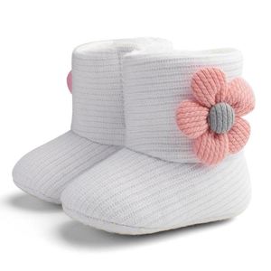 Laarzen geboren peuter warme winter eerste schoenen baby meisjes jongens zachte zool bont sneeuw booties voor 0-12m