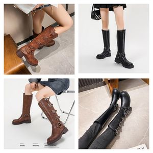 Boots Diseño de marca Tabi Toe Split Toe Chunky High Heel Women Roathing R Autumn Shoes Botas 36-43