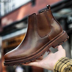 Botas de marca Oxford para hombre, zapatos de diseñador para hombre, de cuero genuino, con punta de ala, botines Chelsea, vestido de negocios, botas cortas