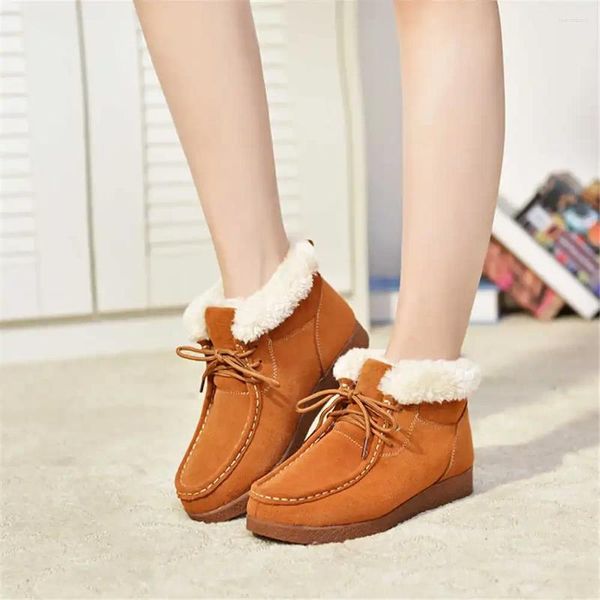 Boots Brown Fur Low Boot Spring Women Chaussures Basketball basket-ball pour filles Sport Loafer'lar Tenys Designer Funny Tenid