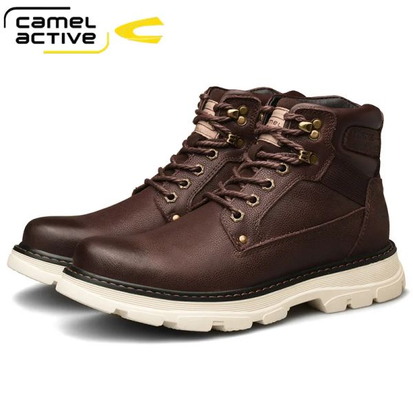 Botas Camel ACTIVO NUEVA BOTAS DE TIBLO DE alta calidad para hombres Zapatos al aire libre Montar informal Botas ecuestres Zapatos de Hombre Botas