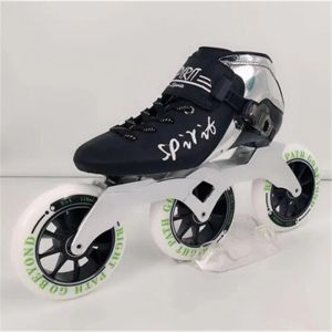 Bottes en fibre de carbone en ligne Speed Patines 3 4 roues Chaussures de course professionnelles pour marathon asphalte au sol