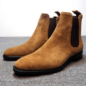 Bottes Chelsea Hommes Chaussures De Luxe Hiver Cheville Homme Robe Plus La Taille 47 48 Botas De Hombre 221117