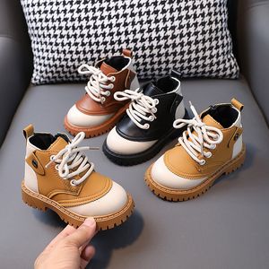 Boots Children's Boots Autumn Spring Boys Ankle Boots Girls Casual Shoes Toddler Fashion Non-Slip Shoes Kids Kids Zipper Boots Sport Shoes 230905