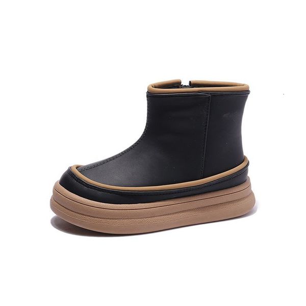 Botas Botas cortas para niños Botas de estilo británico para niños Botas altas de moda para niñas de invierno y otoño Zapatos casuales antideslizantes antideslizantes para niños 230905