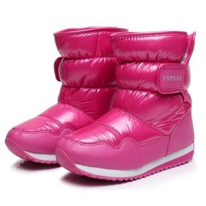 Bottes enfants neige filles chaussures imperméables garçons Anle 30% vraie laine enfants sans lacet enfant baskets garder au chaud 221007