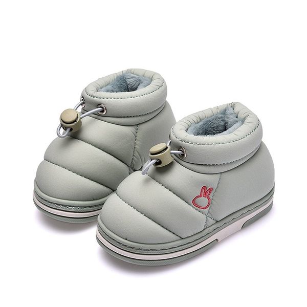 Botas de invierno para niños, zapatos de nieve para exteriores para niños, zapatos gruesos de felpa cálidos para niños, botas para el hogar para interiores, zapatos de moda para niñas y niños 220909