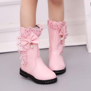 Bottes Enfants Hiver Casual pour Filles Fleur De Mode En Peluche Longue Princesse Appartements Robe Chaussures Neige 221125