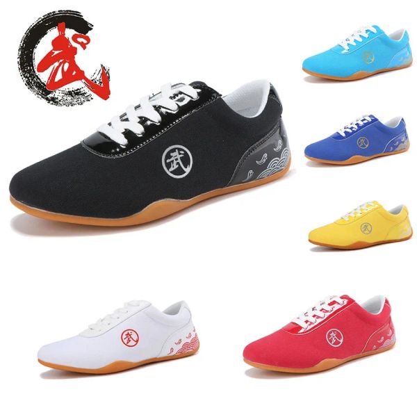 Bottes chinoises traditionnelles Old Beijing Tai Chi Kung Fu Chaussures pour l'équipe Performance Match Martial Arts Chaussures For Unisexe Adult Exercise