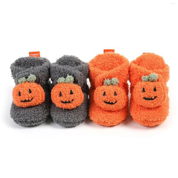 Botas CitgeeAutumn Halloween Infant Baby Boys Girls Botines Calabaza Zapatos de cuna suaves Prewalkers