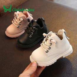 Boots Claladoudou 12-14cm Fashion Fashion For Kids Biets Pu Leather Solid Zip Trainer zapatos casuales