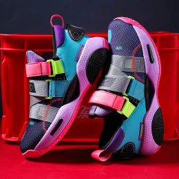 Boots Chaussures de basket-ball colorées hommes de mode de mode Sports Sports extérieurs