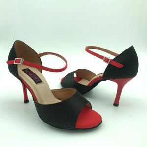 Laarzen comfortabel en mode dames latin dans schoenen salsa schoenen tango schoenen trouwfeest schoenen 6205br lage hak hak hak