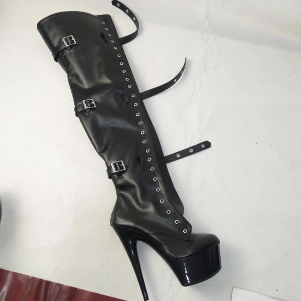 Botas Cool Dark Fashion Tacones de 15 cm Pole Dancing/modelado 6 