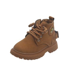 Bottes COZULMA Enfants 1-6 Ans Toddler Enfants Neige Garçons Filles Semelle Souple Chaussures Baskets En Cuir 21-30 T220928