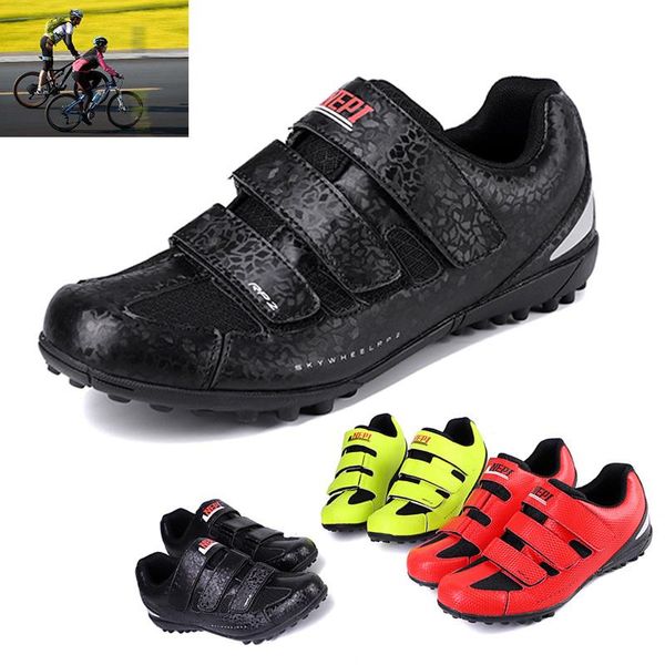 Boots Cycling Shoes Mtb Men Femmes Chaussures de vélo Racing Sneakers de VTT Sneakers Professionnel non-localisation Ultralight Athletic Racing Shoe