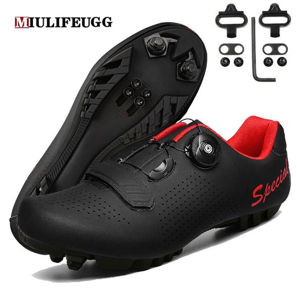 Boots Cycling Sneaker Mtb Men Flats Shoes Footwear Footwear Racing Speed Route Bicycle Mountain Clit Cleat Femmes Dirt Bike SPD BIKING