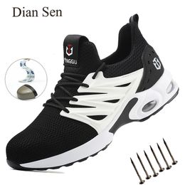 Laarzen Diansen Lente Dames Werkschoenen Heren Antismash Stalen Neus Beschermende Veiligheid Heren Sneakers Zapatos De Seguridad Hombre 230922