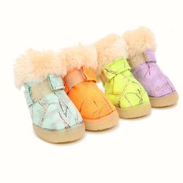 Boots Chog Boot Puppy Dog Chaussures Coton Chaussures hivernales et confortables Chaussures de chien WearResistant WearResistant Bottes d'hiver Bottes d'hiver