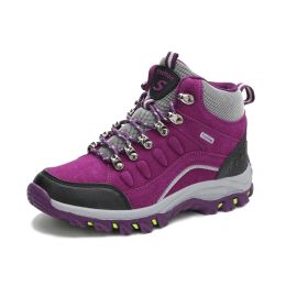 Boots Dudeli hiver haut top femmes randonnée randonnée à trekking imperméable Boots Mountain Chaussures Sports Rubber Sole Chaussures Nubuck Men Couple