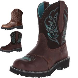 Botas Botas De Vaquero Bordadas Para Hombres Mujeres Botas De Cuero De Pu Botas Occidentales Cómodas Y Ligeras Zapatos De Hombre Tamaño 35-42 230311