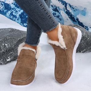 Boots European American Lightweight Snow Dames 2024 Winter verdikte anti slip zachte zool warme katoenen schoenen Zapatos Mujer