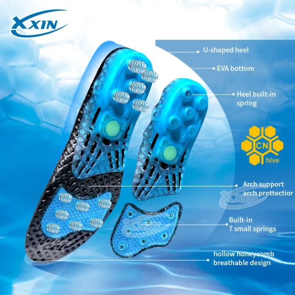 Boots Eva Spring Silicone Gel Chaussures inside Pieds plats orthotiques Semelles intérieures Arc Support inserts orthopédiques Plantar Fasciitis Foot Care