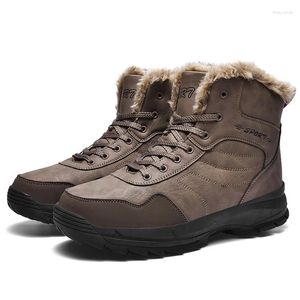 Bottes Fashion Hommes d'hiver Coton Warm étanche neige pour 2024