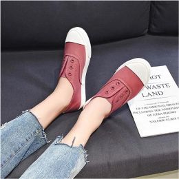 Boots Fashion Sneakers Femmes Chaussures en toile Promotion Vulcanize Chaussures Chaussures Femme Flats Muis décontractés Slipon Ladies Étudiants Trainers