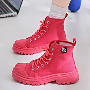 Bottes Mode Femmes Cheville Casual Solide En Plein Air Chaussures Confortables Skateboard Formateurs Skate Flats Marche Pour Femme 3540 230907