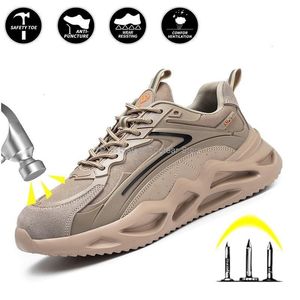 Laarzen Mode Werk Sneakers Heren Veiligheidsschoenen Kunststof Neus Anti-stab Geïsoleerde 6kv Elektricien Schoenen Lichtgewicht Werk Veiligheidslaarzen Heren 230809