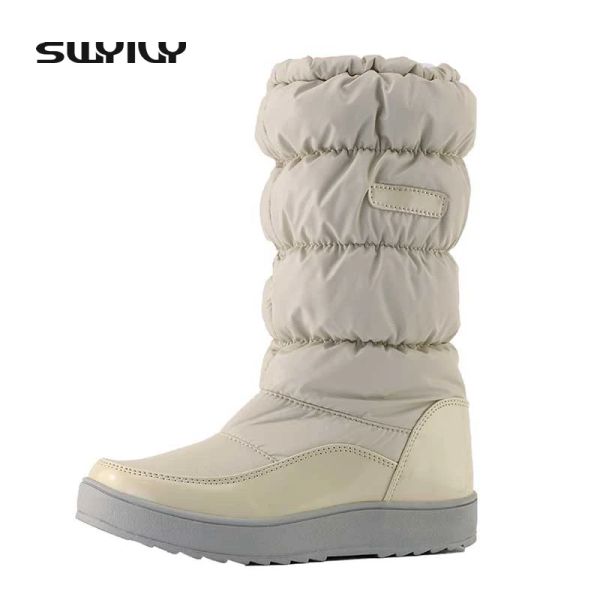 Bottes pour 30 degrés Femmes Bottes d'hiver Boots Nouveau 2017 Brand Chaussures imperméables Femme Bottes de neige Fourr