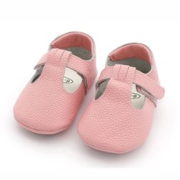 Bottes Véritage en cuir Première marcheur avec tstrap pour bébés et tout-petits chaussures de bébé anti-glissement pendant 024 mois