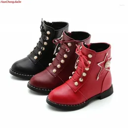 Boots Girls Chaussures Enfants High Knee Children's Autumn Wincm Winter Princess Big School Party