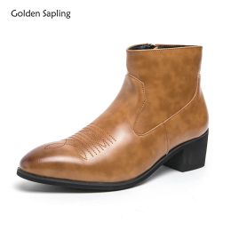 Boots Golden Sapling Both Both Boots Casual Busta Boot Boot Fashion Cuir Chaussures Colost High Heel