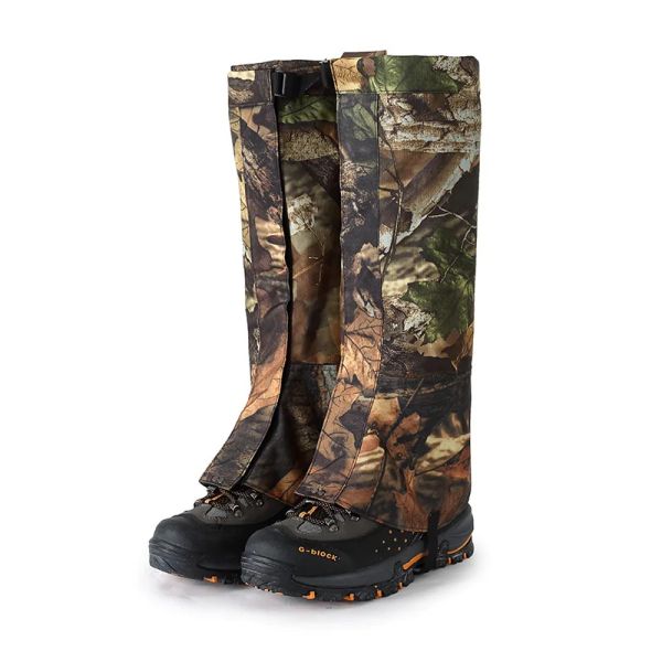 Bottes de randonnée Camouflage Couverture de neige des feuilles mortes Camouflage Couvre-pied Scratch Proof Proof Putes de jambes (à l'exclusion des chaussures)