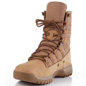 Laarzen hete tactische EU 3846 hoge buis woestijn laarzen lente antiwear waterdichte outdoor wandelschoenen vrouwen vissen jagende sneakers mannen