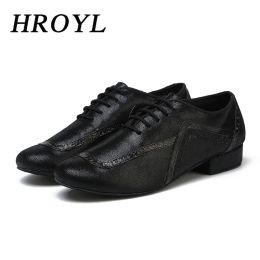 Boots Hroyl Mens Dance Chaussures pour hommes Boy Latin Danceshoe Ballroom Modern Tango Jazz Salsa Pratique Chaussures de danse