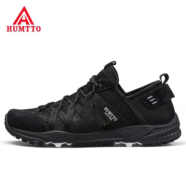 Boots Humtto Mens Extérieur Chaussures de randonnée respirante Chaussures de randonnée Sneakers de pêche à sec rapides pour les hommes grimpant Mountain Aqua Water Chaussures