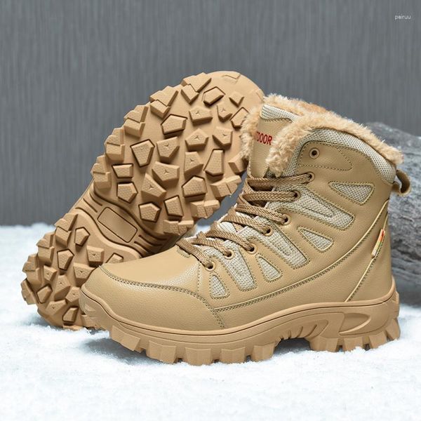 Bottes IGxx hiver alpinisme hommes neige Sneaker chaud travail hommes chaussures imperméable grande taille 6.5-13