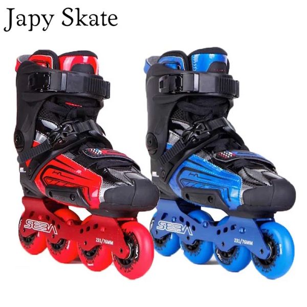 Botas Japy Skate original Seba HL 10th Seba High Light Adult Inline Skates Roller Skating Zapatos Slalom Slalom FSK Patines Adulto