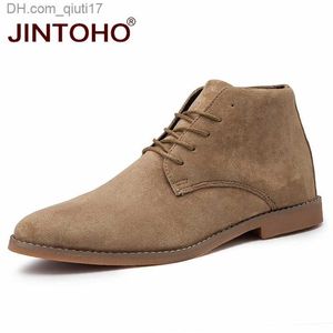 Bottes Jintoho mode bout pointu bottes en cuir pas cher bottes d'hiver pour hommes 2019 bottes d'hiver pour hommes Z230803