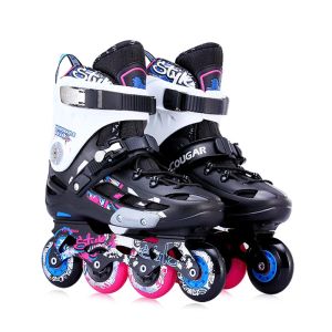 Laarzen jk originele cougar mzs509 slalom inline skates roller skating schoenen slalom glijdende gratis schaatsen schoenen patines goed als seba p2