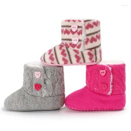 Boots Kids Born Baby Girls Boys Boys Crochet Tricot Woolen Bottom Bottom