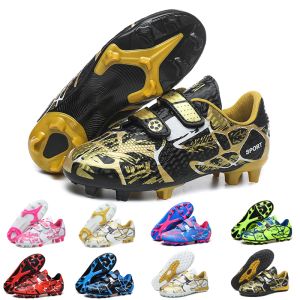 Boots Kids Soccer Shoes Society TF / FG Boots de football scolaire Cleats Grass Sneakers Boy Girl Outdoor Training Training Sports chaussures