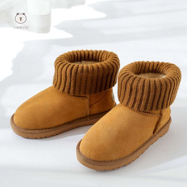 Bottes Enfants Tasman Pantoufles Enfant Australie Botte De Neige Enfants Chaussures Hiver Classique Ultra Mini Bébé Garçons Filles Cheville Enfant Fourrure Daim