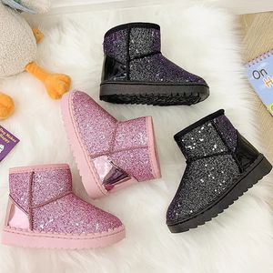 Bottes enfants hiver neige enfant en bas âge petites filles chaud imperméable cheville unisexe enfants en peluche en plein air enfants s 231030