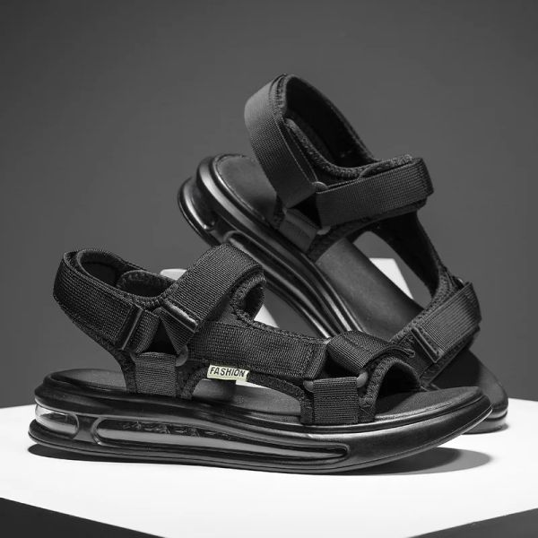 Botas sandalias coreanas de moda italiana sandalias al aire libre sandels para hombres zapatos casuales romanos masculinos cojín de aire verano verano